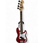 Used Squier MINI P BASS RED Electric Bass Guitar thumbnail