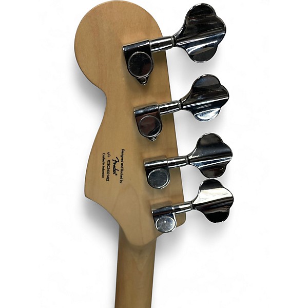 Used Squier MINI P BASS RED Electric Bass Guitar