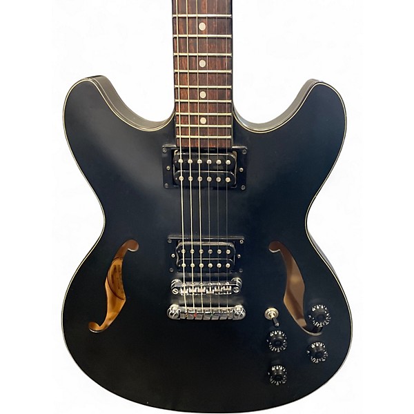 Used Ibanez AS73B Artcore Black Hollow Body Electric Guitar