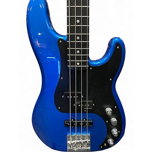 Used Fender American Ultra II Precision Bass Noble Blue Electric Bass Guitar