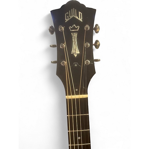 Used Guild D50 Natural Acoustic Electric Guitar