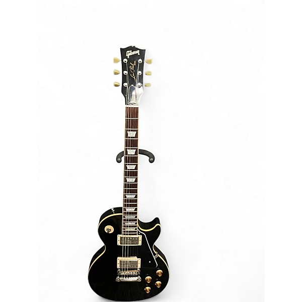 Used 2002 Gibson Les Paul Standard Ebony Solid Body Electric Guitar