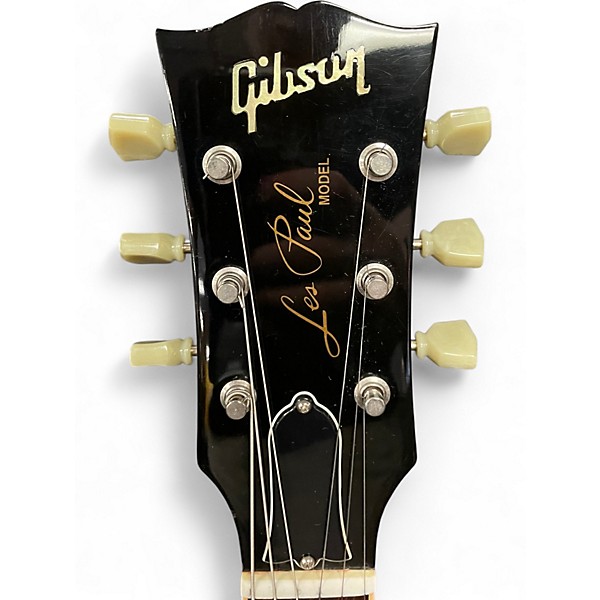 Used 2002 Gibson Les Paul Standard Ebony Solid Body Electric Guitar
