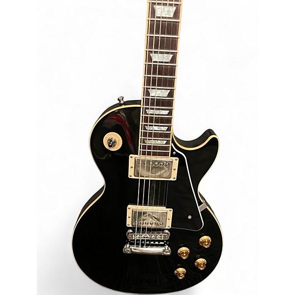 Used 2002 Gibson Les Paul Standard Ebony Solid Body Electric Guitar