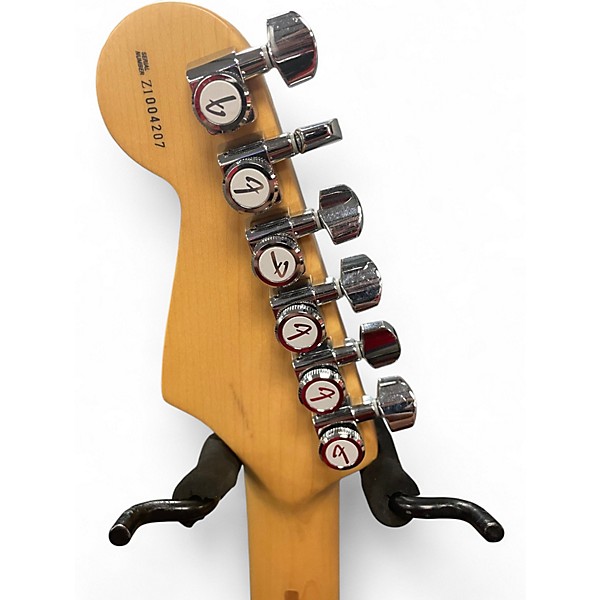 Used Fender Lone Star Stratocaster W/ DUCKBUCER AND LIL 59 Vintage White Solid Body Electric Guitar