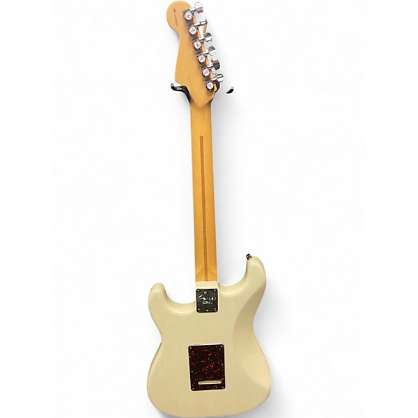 Used Fender Lone Star Stratocaster W/ DUCKBUCER AND LIL 59 Vintage White Solid Body Electric Guitar