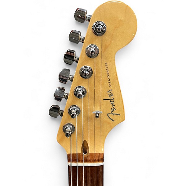 Used Fender American Deluxe Stratocaster FROST BLUE METALLIC Solid Body Electric Guitar