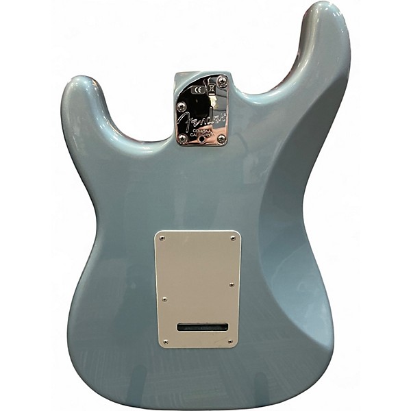 Used Fender American Deluxe Stratocaster FROST BLUE METALLIC Solid Body Electric Guitar