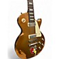 Used Gibson 1970S Tribute Les Paul Studio Gold Top Solid Body Electric Guitar