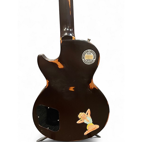 Used Gibson 1970S Tribute Les Paul Studio Gold Top Solid Body Electric Guitar