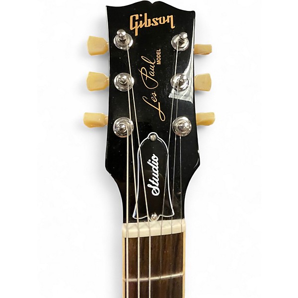 Used 2024 Gibson  LES PAUL STUDIO FIGURED Cherry Sunburst Solid Body Electric Guitar