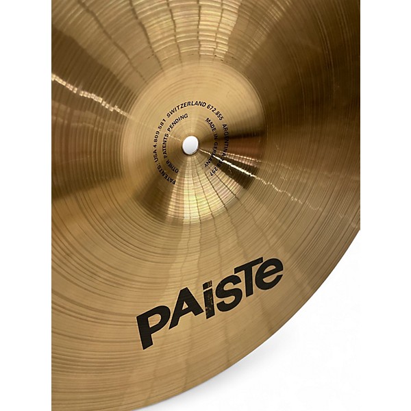 Used Paiste 16in SOUND FORMULA FULL CRASH Cymbal