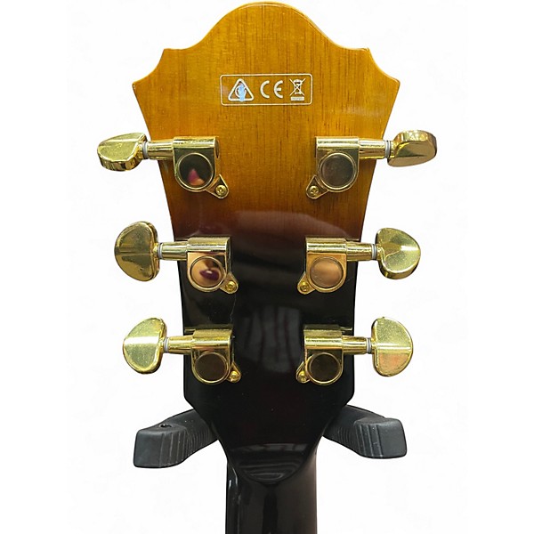 Used Ibanez AM93 Artcore Antique Yellow Sunburst Hollow Body Electric Guitar