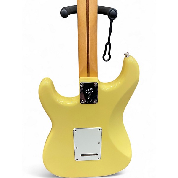 Used 2019 Fender Player Stratocaster HSS Vintage Yellow Solid Body Electric Guitar