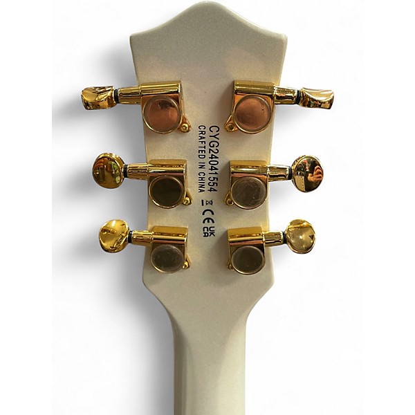 Used Gretsch Guitars G5237TG Electromatic Jet FT Bigsby LTD Champagne White Solid Body Electric Guitar