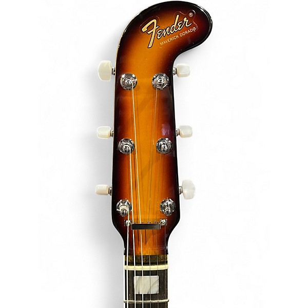 Used 2020 Fender Parallel Universe II Maverick Dorado 3 Color Sunburst Solid Body Electric Guitar