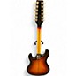 Vintage 1960s Wem SAPPHIRE 2 Color Sunburst Solid Body Electric Guitar