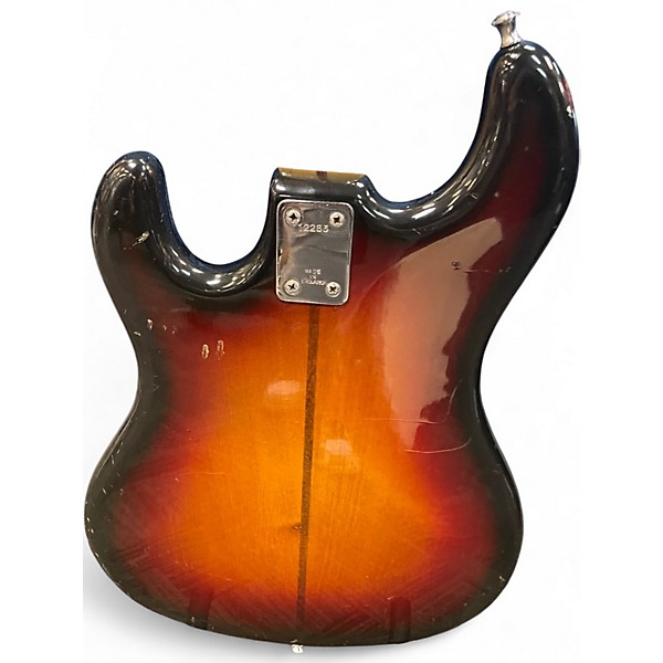 Vintage 1960s Wem SAPPHIRE 2 Color Sunburst Solid Body Electric Guitar