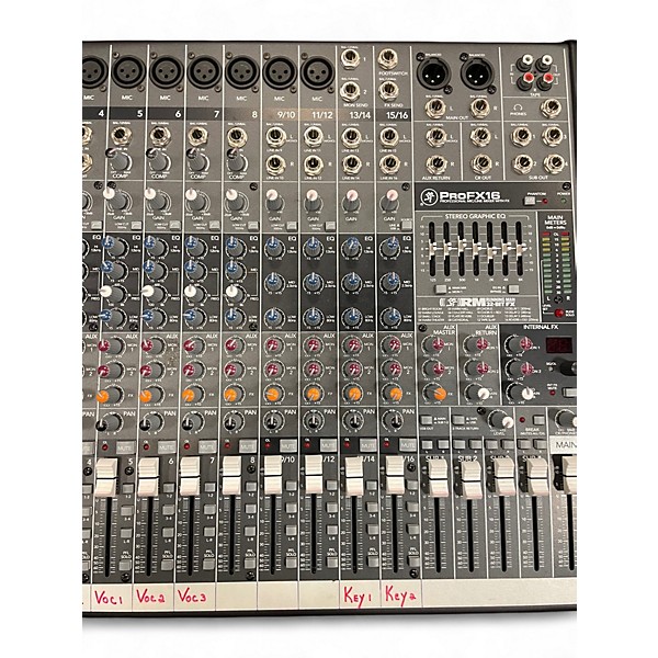 Used Mackie PROFX16 Unpowered Mixer