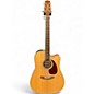 Used Takamine EG340DLX Natural Acoustic Electric Guitar thumbnail