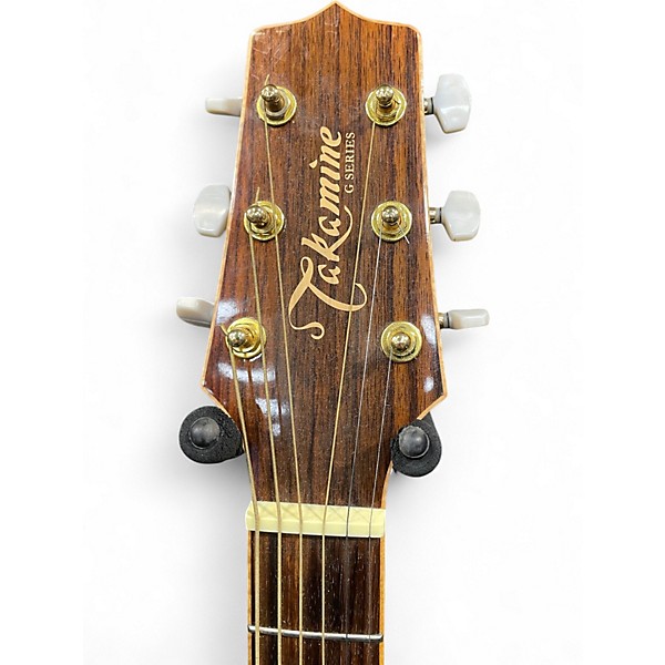 Used Takamine EG340DLX Natural Acoustic Electric Guitar