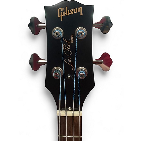 Used Gibson Les Paul Junior Tribute DC Bass Worn Brown Electric Bass Guitar