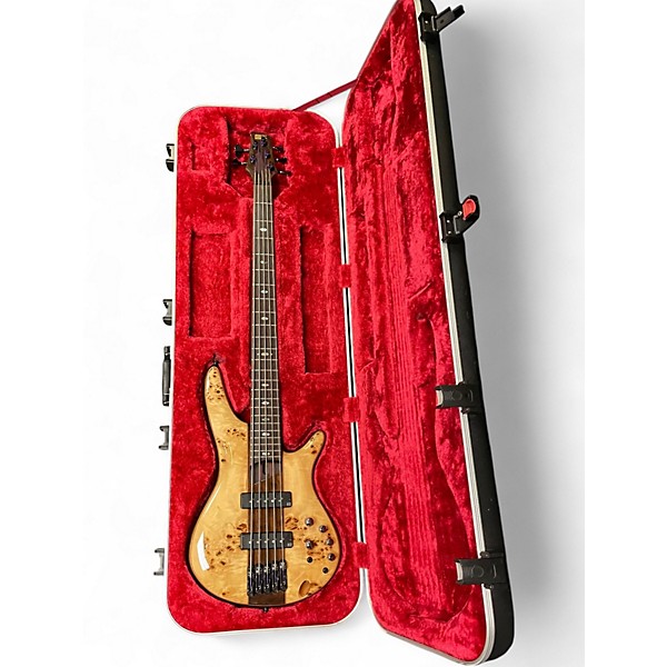Used Ibanez SR1705B Spalted Maple Electric Bass Guitar