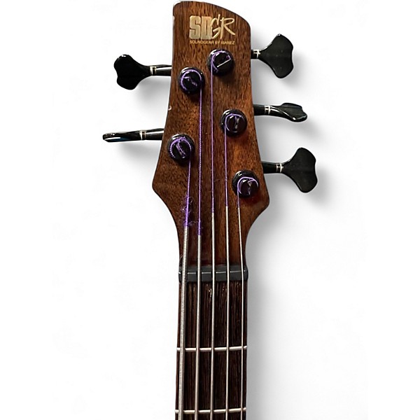 Used Ibanez SR1705B Spalted Maple Electric Bass Guitar