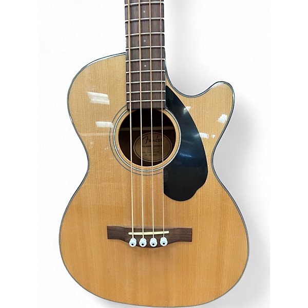 Used Fender CB-60SCE Natural Acoustic Bass Guitar