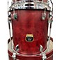 Used Yamaha 4 Piece Stage Custom Matte Cranberry Red Drum Kit