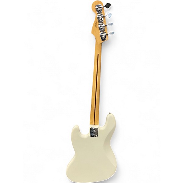 Used Fender Player Jazz Bass Polar White Electric Bass Guitar