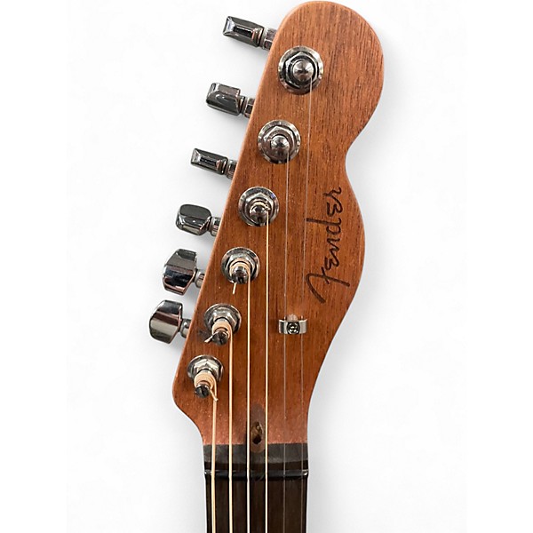 Used Fender American Acoustasonic Telecaster Sunburst Acoustic Electric Guitar