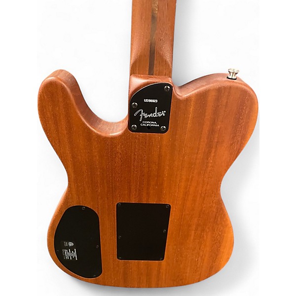 Used Fender American Acoustasonic Telecaster Sunburst Acoustic Electric Guitar