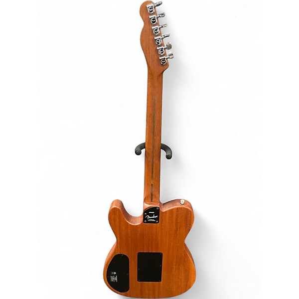 Used Fender American Acoustasonic Telecaster Sunburst Acoustic Electric Guitar