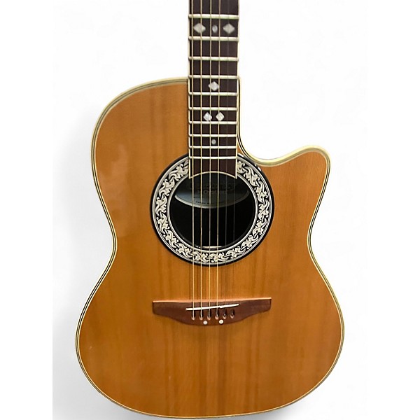 Used Ovation CC57 Celebrity Natural Acoustic Electric Guitar