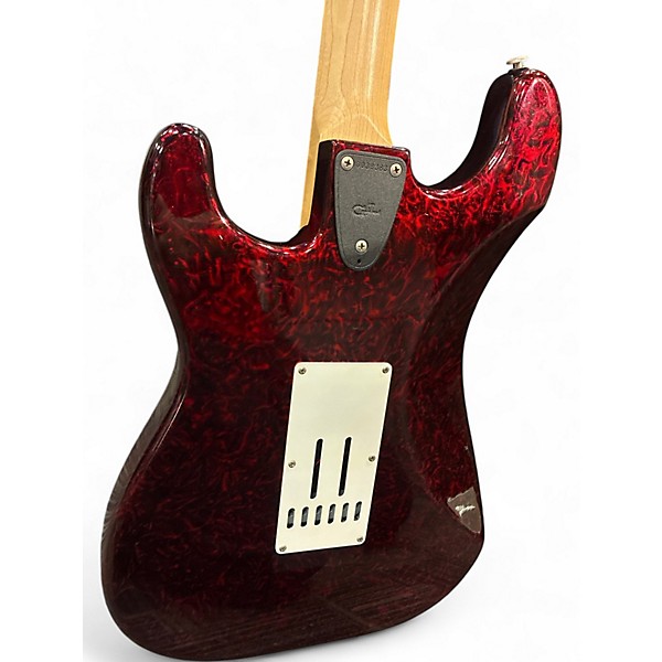 Vintage 1994 G&L USA Legacy RED SWIRL Solid Body Electric Guitar