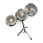 Used Remo Multiple Rototom Black and Silver Roto Toms