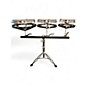 Used Remo Multiple Rototom Black and Silver Roto Toms