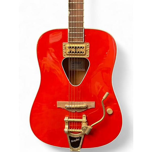 Used Gretsch Guitars G5034TFT Rancher Savannah Sunset Acoustic Electric Guitar