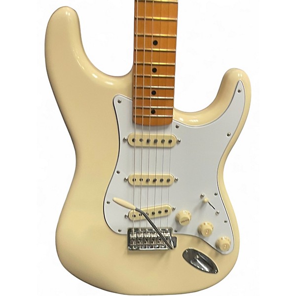 Used 2023 Fender Jimi Hendrix Stratocaster Olympic White Solid Body Electric Guitar