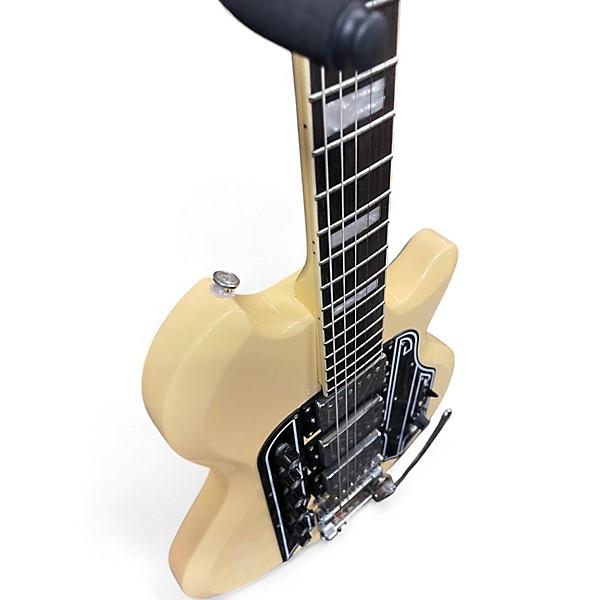 Used Eastwood Airline 59' Town & Country DLX Cream Solid Body Electric Guitar