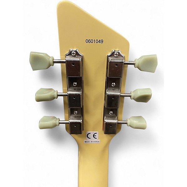 Used Eastwood Airline 59' Town & Country DLX Cream Solid Body Electric Guitar