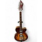 Vintage 1960s Kay K683 2 Tone Sunburst Hollow Body Electric Guitar thumbnail