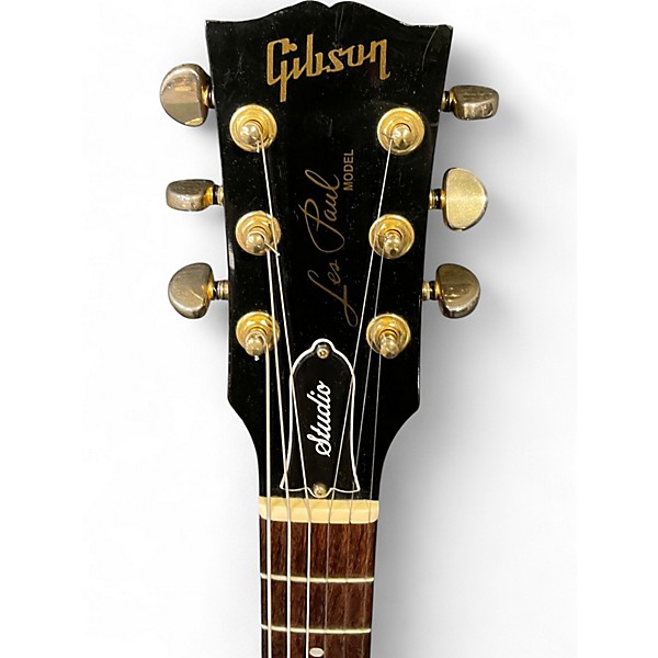 Vintage 1998 Gibson Les Paul Studio Brown Solid Body Electric Guitar