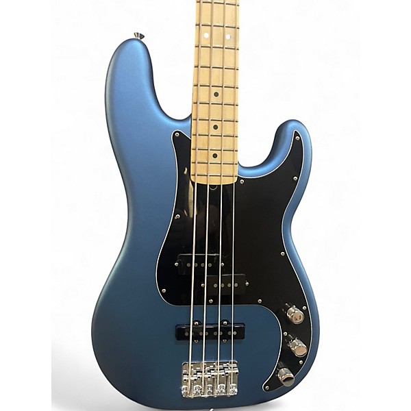 Used Fender American Performer Precision Bass Satin Lake Placid Blue Electric Bass Guitar