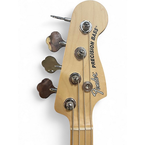 Used Fender American Performer Precision Bass Satin Lake Placid Blue Electric Bass Guitar