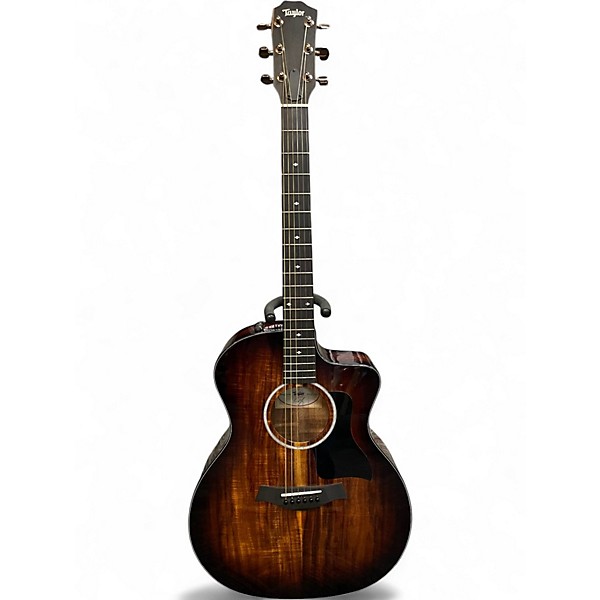 Used Taylor 224CEKDLX SHADED EDGE BURST Acoustic Electric Guitar