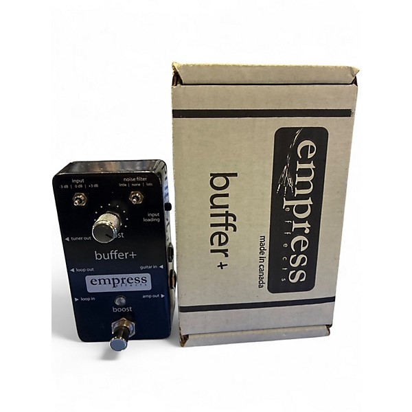 Used Empress Effects Buffer+ Analog I/O Interface with Switchable Boost Guitar Pedal