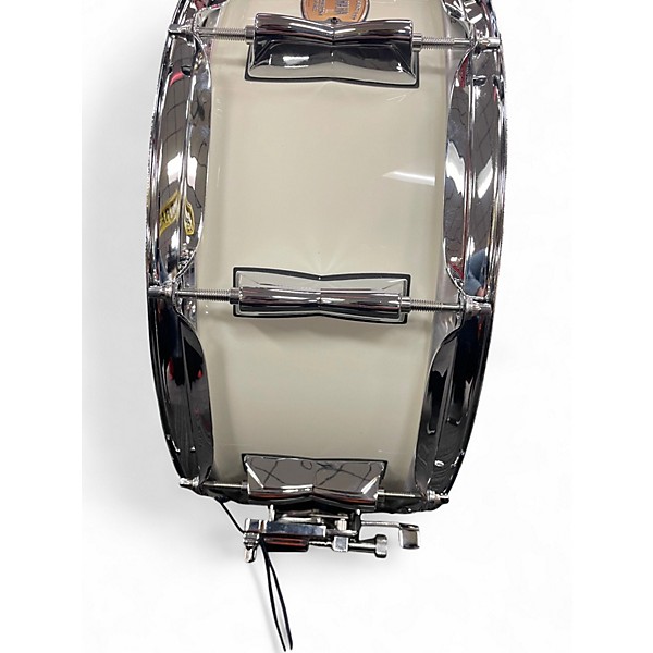 Used Yamaha 5.5X14.5 Stage Custom Snare classic white Drum