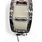 Used Yamaha 5.5X14.5 Stage Custom Snare classic white Drum